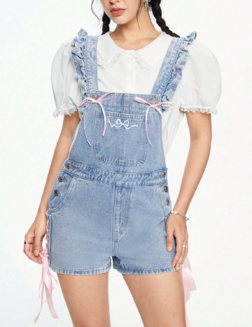 Salopeta Romwe, albastru