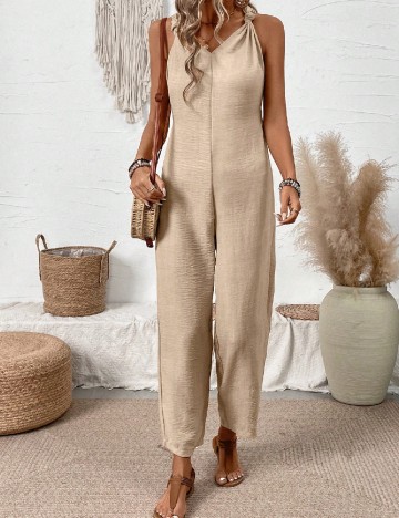 Salopeta SHEIN, crem