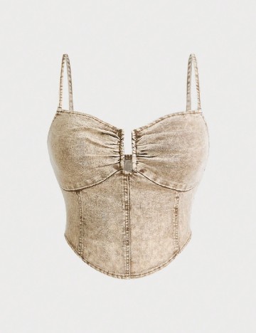 Top SHEIN CURVE, maro