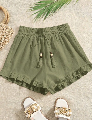 Pantaloni scurti SHEIN, verde