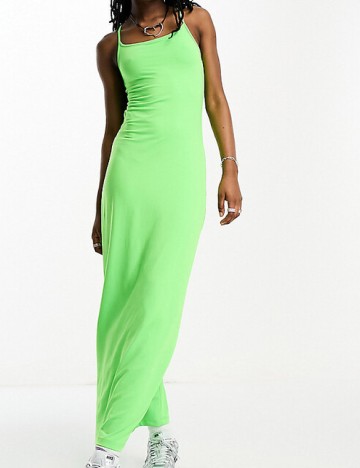 Rochie lunga Weekday, verde