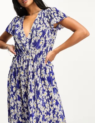 Rochie scurta ASOS, albastru