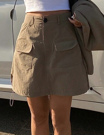 Fusta pantalon Dazy, verde