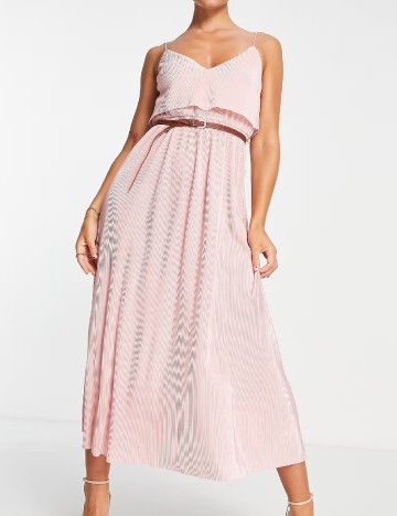 Rochie lunga ASOS, roz