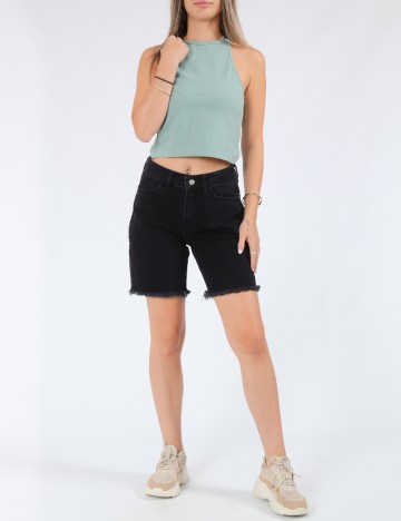 Pantaloni scurti SHEIN, negru