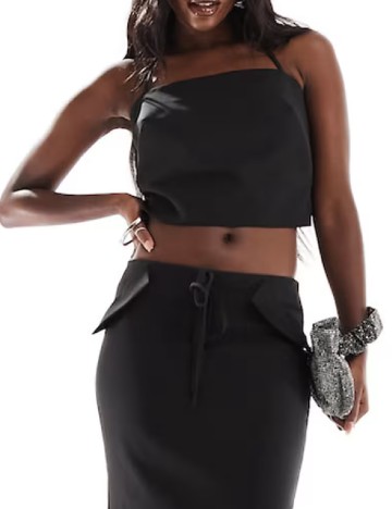 Top ASOS, negru