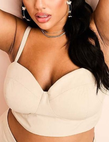 Top ASOS Curve, crem