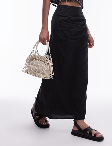 Fusta Top Shop, negru