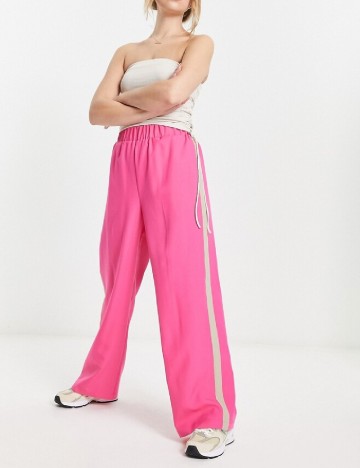 Pantaloni ASOS, roz