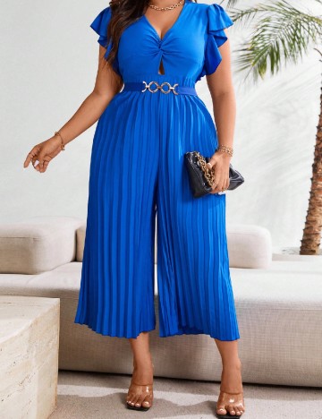 Salopeta SHEIN CURVE, albastru