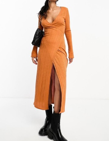 Rochie lunga ASOS, portocaliu