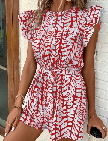 Salopeta SHEIN, rosu