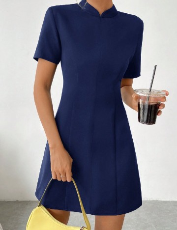 Rochie scurta SHEIN, bleumarin