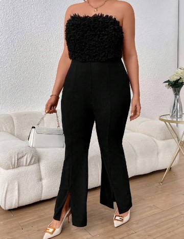 Salopeta SHEIN CURVE, negru