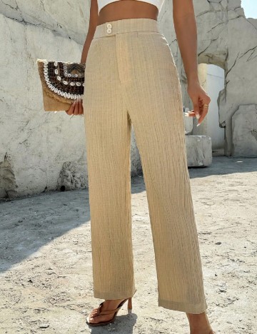 Pantaloni SHEIN, crem