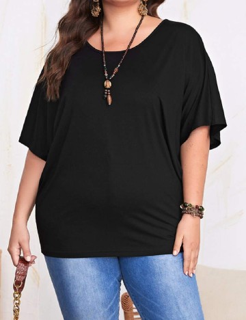 Bluza Emery Rose Curve, negru