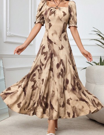 Rochie lunga SHEIN, maro