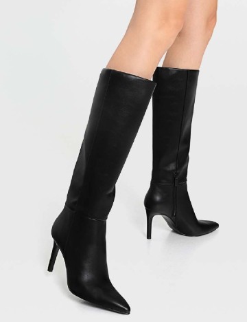 Cizme Stradivarius, negru