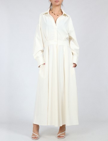 Rochie lunga SHEIN, crem