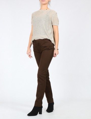 Pantaloni Zra, maro