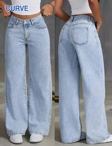 Blugi SHEIN CURVE, albastru