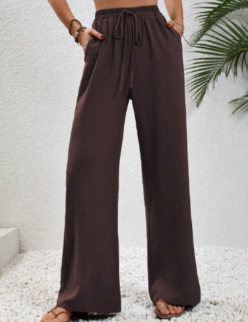 Pantaloni SHEIN, maro
