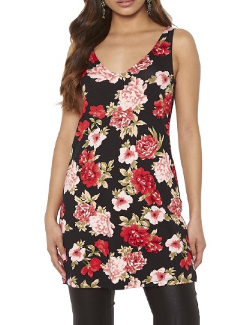Rochie scurta Happy Holly, floral, 32/34