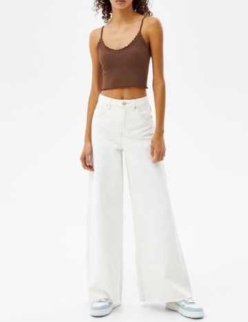 Top Bershka, maro, M-L