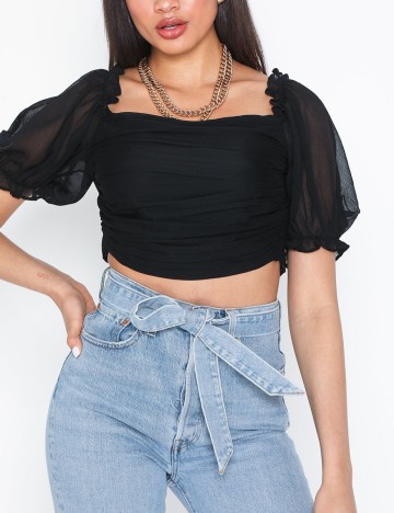 Top NELLY, negru, 34