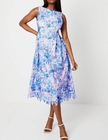 Rochie medie Coast, mov/albastru