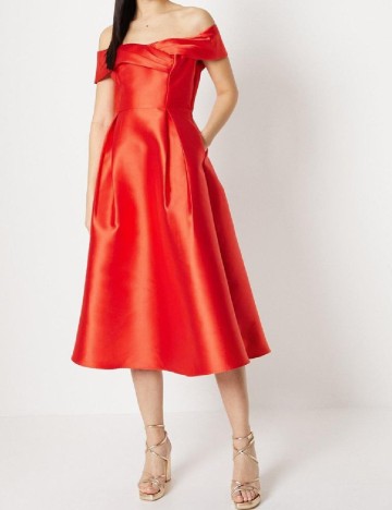 Rochie medie Coast, rosu