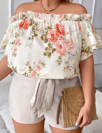 Compleu SHEIN CURVE, crem