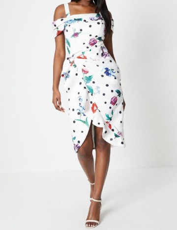 Rochie scurta Coast, alb