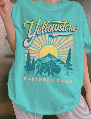 Tricou SHEIN CURVE, turcoaz