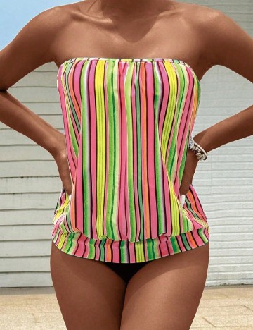 Top de baie SHEIN, mix culori