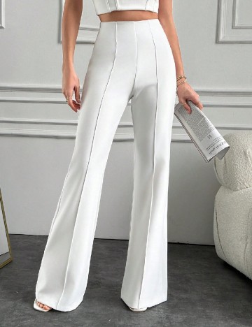 Pantaloni SHEIN, alb