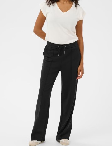 Pantaloni Kaffe, negru