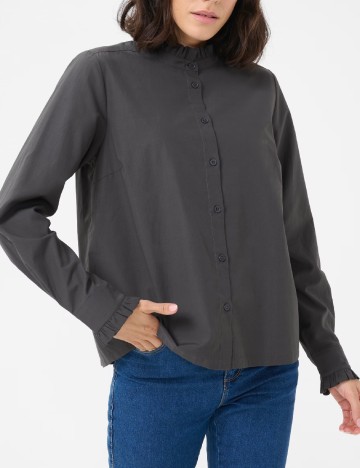 Camasa Kaffe, gri inchis