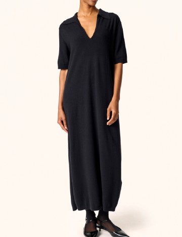 Rochie lunga Soaked In Luxury, negru