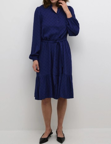 Rochie medie Kaffe, albastru