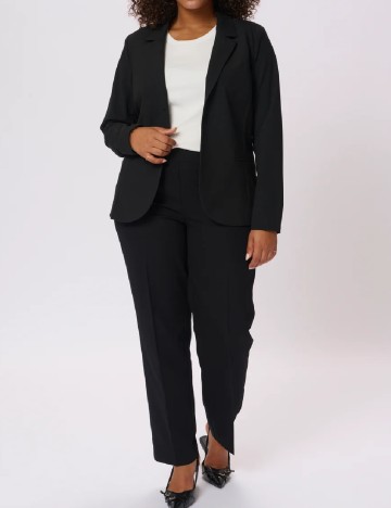 Sacou Kaffe Curve, negru