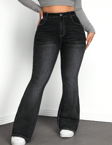 Blugi SHEIN CURVE, negru