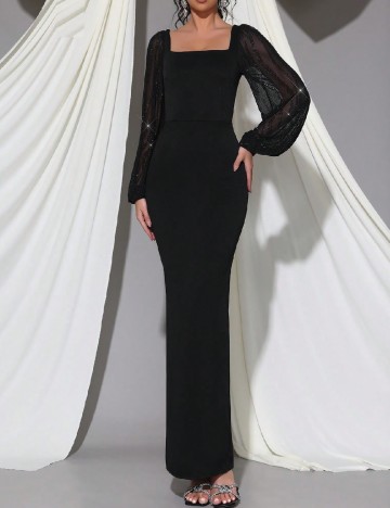 Rochie lunga SHEIN, negru