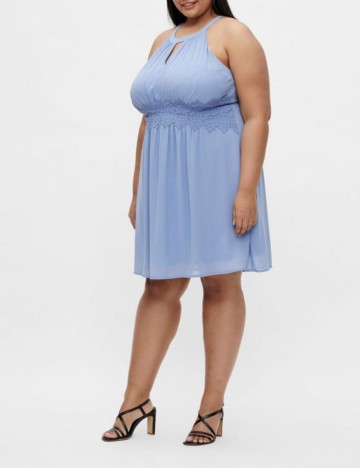 Rochie Scurta Evoked Vila, bleu, 50