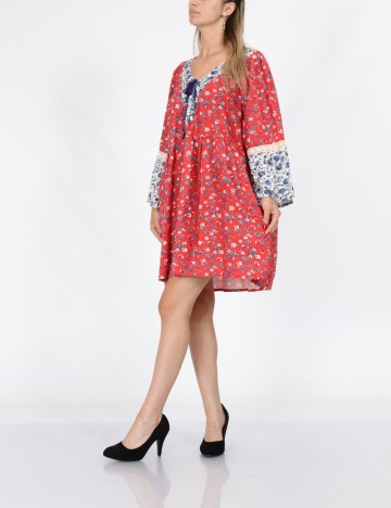 Rochie scurta Savage Culture, rosu, S