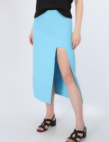 Fusta Reserved, albastru, 38