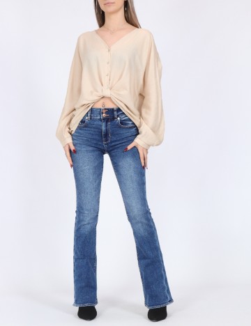 Camasa Only, crem, S