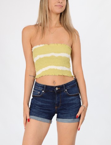 Pantaloni scurti Mango, albastru inchis