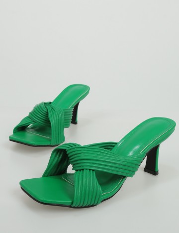 
						Sandale SHEIN, verde, 40