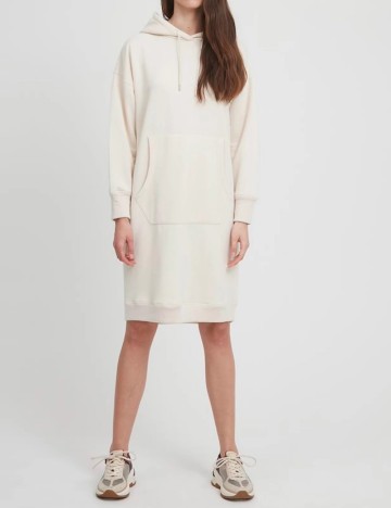 Rochie scurta Ichi, crem